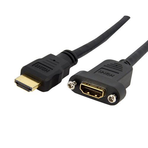 3 FT HDMI PANEL MOUNT CABLE - HDMI CABLES