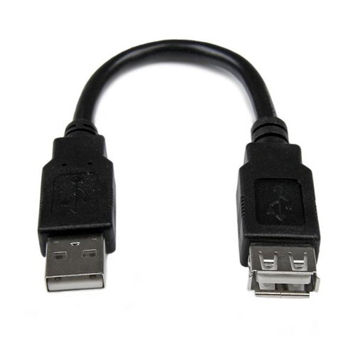 6IN USB EXT ADAPTER CABLE M/F - .