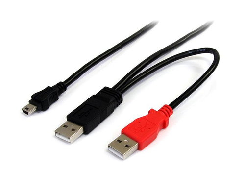 6FT USB Y CABLE FOR HARD DRIVE - .