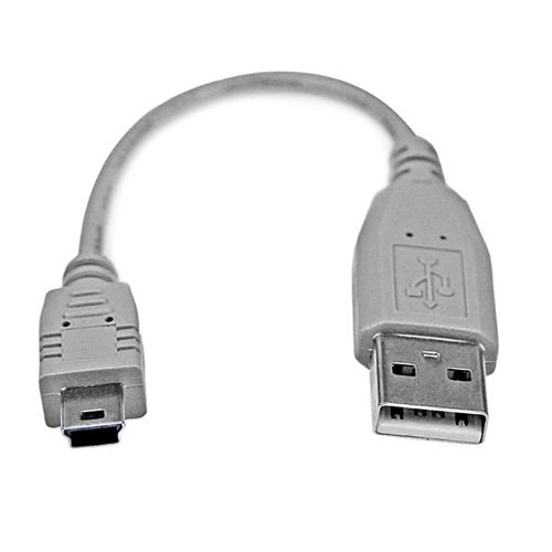 6IN MINI USB 2.0 CABLE - .