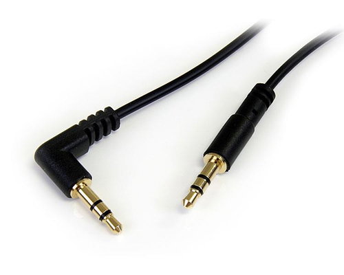 3.5 RIGHT ANGLE STEREO CABLE - .