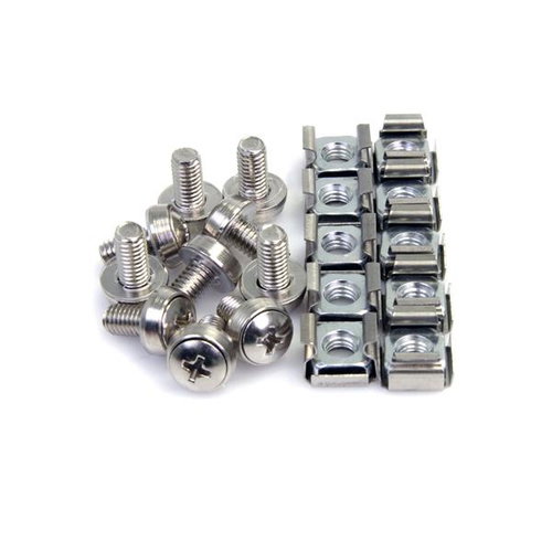 M6 CAGE NUTS + SCREWS - .