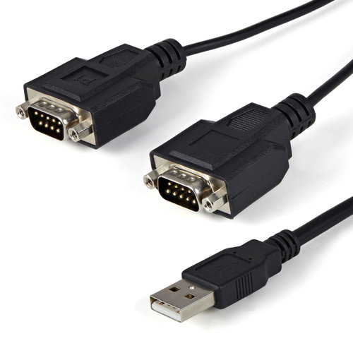 2 PORT USB TO SERIAL CABLE - .