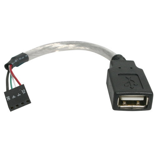 6IN USB MOTHERBOARD CABLE F/F - .