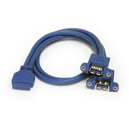 PANEL MOUNT USB 3.0 CABLE - .