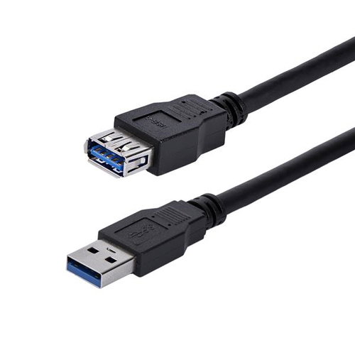 1M BLACK USB 3 EXTENSION CABLE - .
