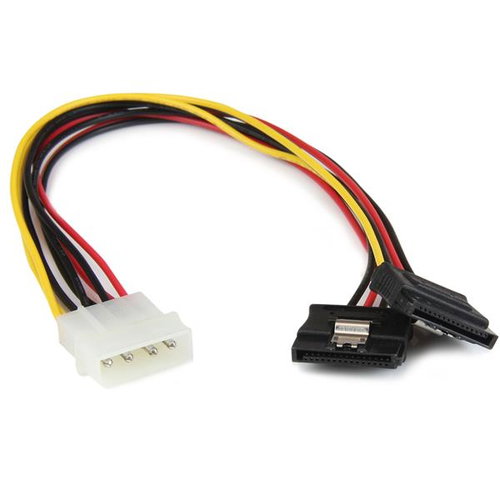 12 LP4 TO 2X LATCHING SATA - .