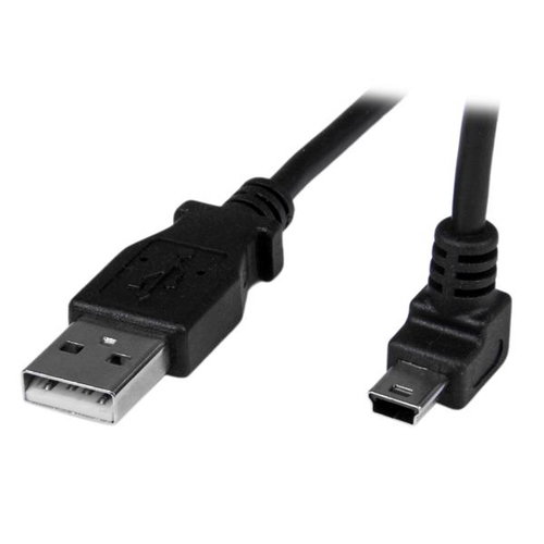 1M UP ANGLE MINI USB CABLE - .
