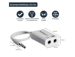 3.5MM HEADSET SPLITTER - .