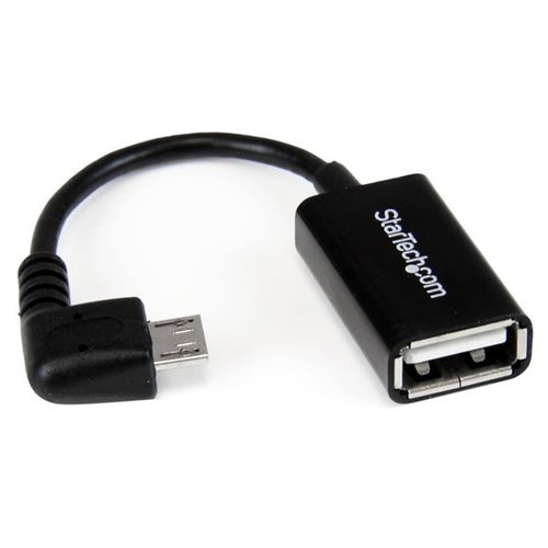 5 ANGLED MICRO USB OTG CABLE - .