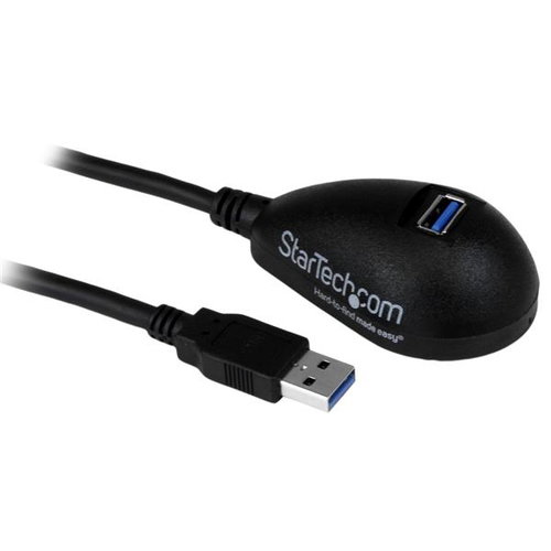 5 BLACK USB 3 A-A M/F CABLE - .