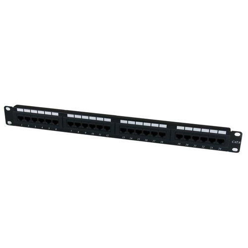 24 PORT 1U CAT6 PATCH PANEL - .