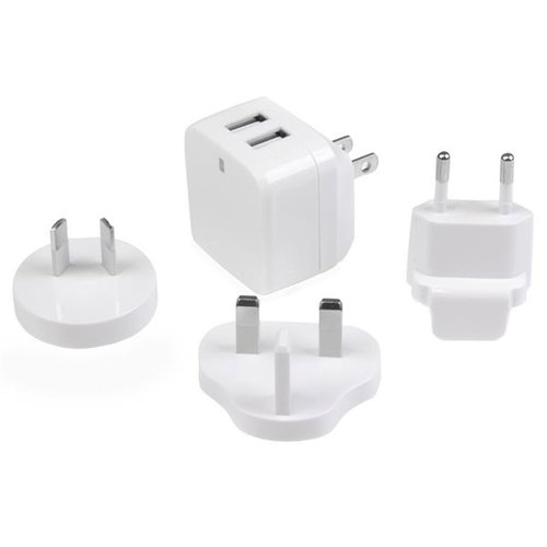 2X USB WALL CHARGER 17W 3.4A - .