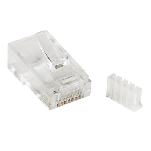 SOLID WIRE CAT 6 MODULAR PLUG - .