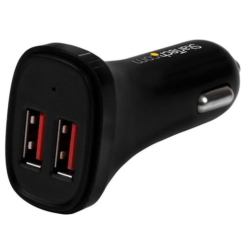 2X USB CAR CHARGER 24W 4.8A - CHARGE TWO TABLETS AT ONCE
