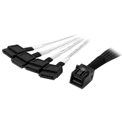 1M SFF-8643 TO 4X SATA CABLE - SAS CABLES