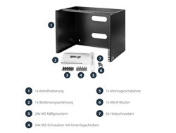 8U WALL-MOUNT BRACKET - .