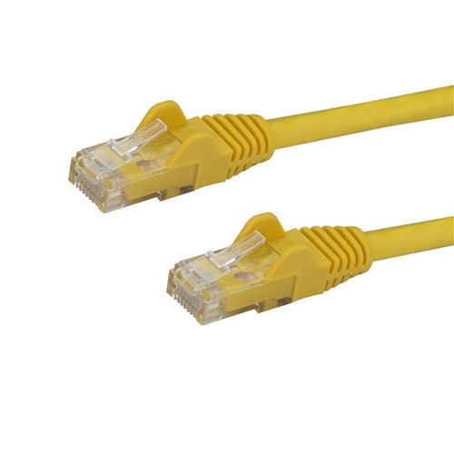 5M YELLOW CAT6 PATCH CABLE - SNAGLESS ETHERNET CABLE - UTP