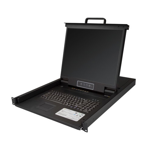 8 PORT RACKMOUNT KVM CONSOLE - FOR SERVER RACK - 48.26 CM