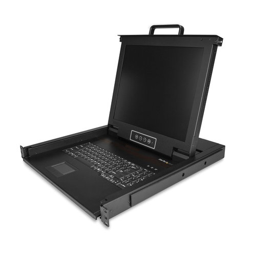 1U SINGLE SERVER KVM CONSOLE - 17IN LCD-MOUNT PARTS/CABLE INCL