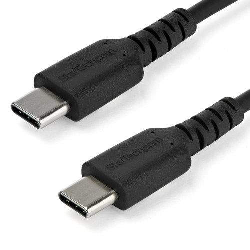 1 M USB C CABLE - BLACK - HIGH QUALITY ARAMID FIBER