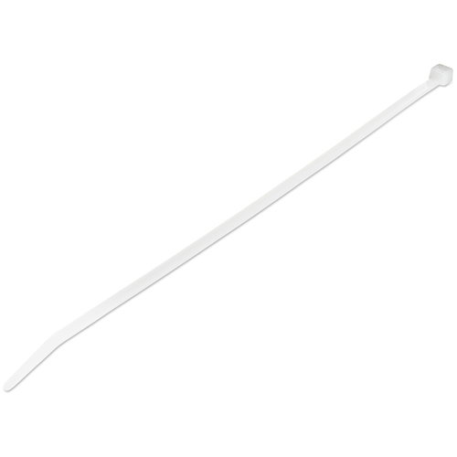 100 PACK 10 CABLE TIES -WHITE - NYLON ZIP TIE WRAPS UL TAA