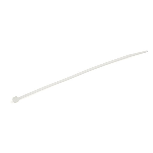 100 PACK 6 CABLE TIES -WHITE - NYLON ZIP TIE WRAPS UL TAA