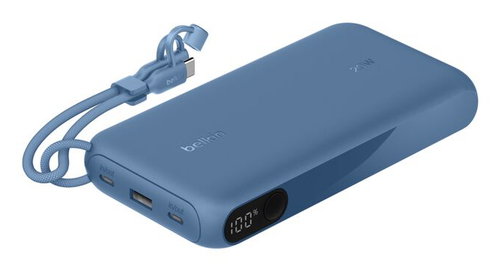 BOOSTCHARGE POWER DELIVERY POWE - MIT DISPLAY 20.000MAH 20 W BLAU
