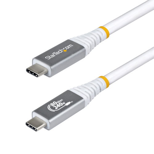 1M USB4 CABLE USB-C 80GBPS - CERTIFIED 8K120/DP2.1/240W/80GBP