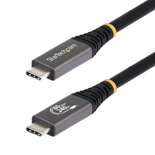 50CM USB4 CABLE USB-C 80GBPS - CERTIFIED 8K120/DP2.1/240W/80GBP