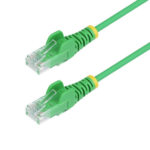 25CM GREEN SLIM CAT6 CABLE - SNAGLESS RJ45 UTP PATCH CABLE