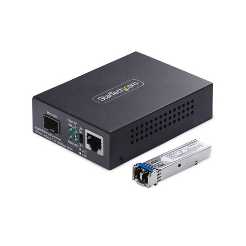 SM LC FIBER MEDIA CONVERTER - .