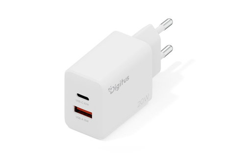 20W CHARGER USB C + A - 20W 1XUSB-C 1XUSB-A WHITE