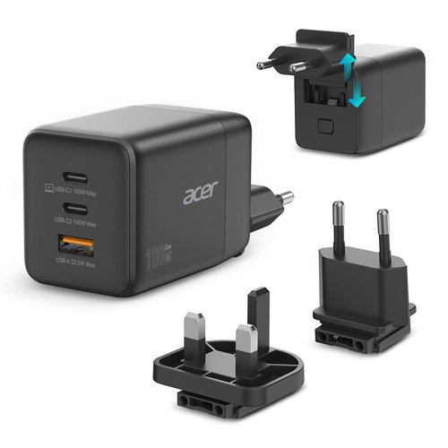 ACER GAN CHARGER - USB-C USB-A 100W