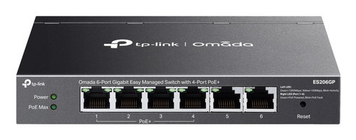 6-PORT 1G EASY MANAGED SWITCH - WITH 4-PORT POE+ 65W POE POWER