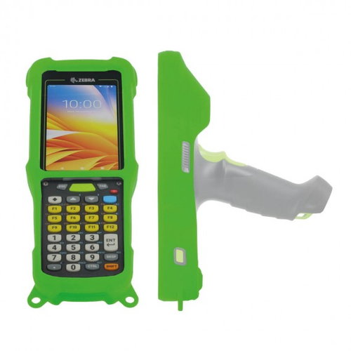 SILICONE RUGGED CASE FOR ZEBRA - MC9400 MC9450 SAFETY GREEN 802C