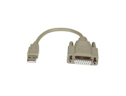 0.2M USB A-M TO GAME DSUB15/F - USB2.0 ADAPTERKABEL GAME PORT