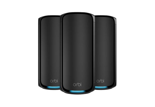 ORBI 970 MESH-WIFI-7-SET OF 3 - QUAD-BAND-MESH BLACK