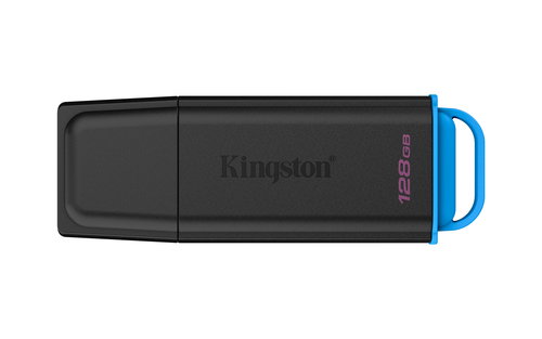 128GB PORTABLE USB 3.2 GEN 1 - DATATRAVELER EXODIA BLACK/BLUE