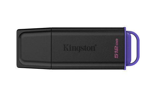 512GB PORTABLE USB 3.2 GEN 1 - DATATRAVELER EXODIA BLACK/PURPLE