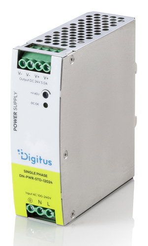 IND.POWER SUPPLY 24V DC 120W - METAL CASEUP TO-20-70CDIN RAIL