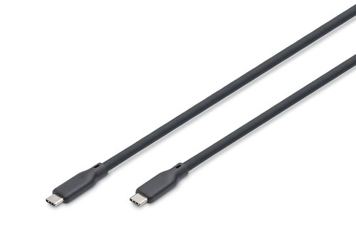 1.5M USB -C CABLE 80GBPSBLACK - SILICONE USB4 2.0 80G 240W16K