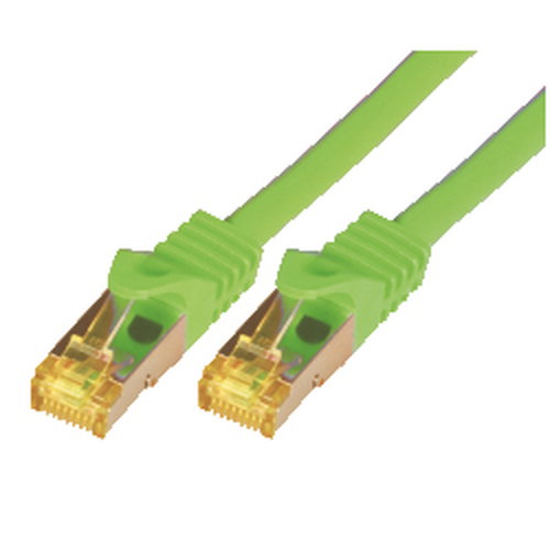 CAT7 SFTP RJ45 LSZH 1M GREEN - 10GBIT RAW PATCH CABLE