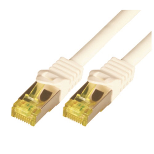 CAT7 SFTP RJ45 LSZH 3M WHITE - 10GBIT RAW PATCH CABLE