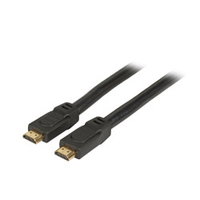HIGHSPEED HDMI KABEL WITH ETH - ERNET 4K60HZ A-A ST-ST 1M SCHW