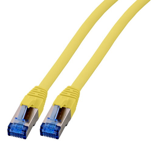 RJ45 PATCHKABEL S/FTP CAT.6A. - CAT.7 RAW-CABLE TPE FLEX 0.5M