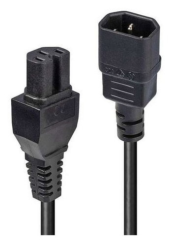 1M C14-ZU-C15-STROMKABEL FR DEN - IEC C14-STECKER (MNNLICH) AUF IE