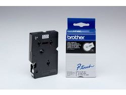 TC-291 LAMINATED TAPE 9MM 7.7M - F/ PT BLACK ON WHITE