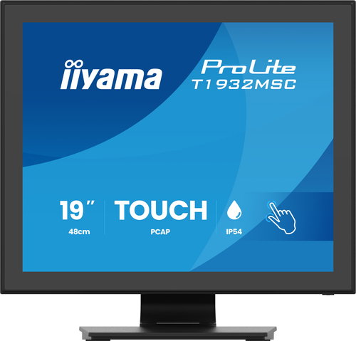 T1932MSC-B2S 19IN PCAP BEZEL FR - IPS PANEL 1280X1024 SPEAKERS VGA