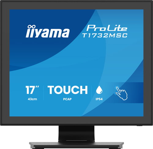 T1732MSC-B2S 17IN PCAP BEZEL FR - 1280X1024 SPEAKERS VGA DISPLAYPO
